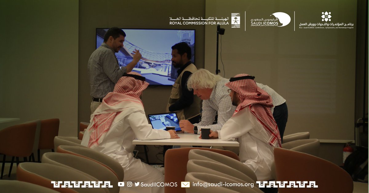 On the sidelines of the #AlUla_International_Symposium on Regenerative Heritage, a digital exhibition showcased digital heritage, AR/VR applications, and AI tools.

#SaudiICOMOS