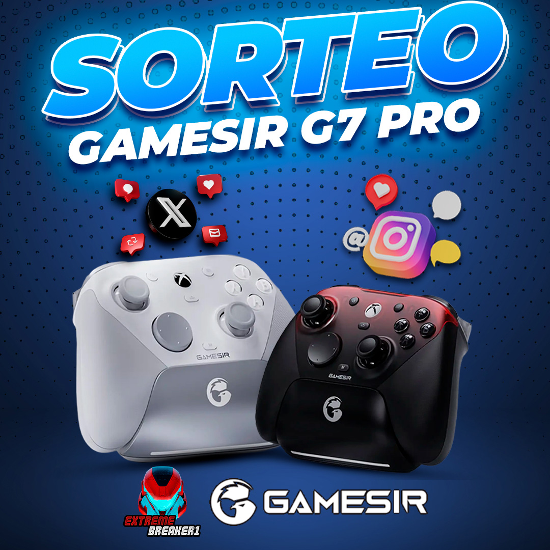 SORTEO GAMESIR G7 PRO
El 22 de Diciembre estaremos regalando 2 controles Gamesir G7 PRO durante mi transmisión en Twitch. 
Para participar:
- Like &amp; RT a esta publicación
- Seguir las cuentas de: <a href="/mygamesir/">GameSir</a> <a href="/Extremebreaker1/">EXTREMEBREAKER1</a> 
- Etiquetar a 2 amigos en los comentarios.