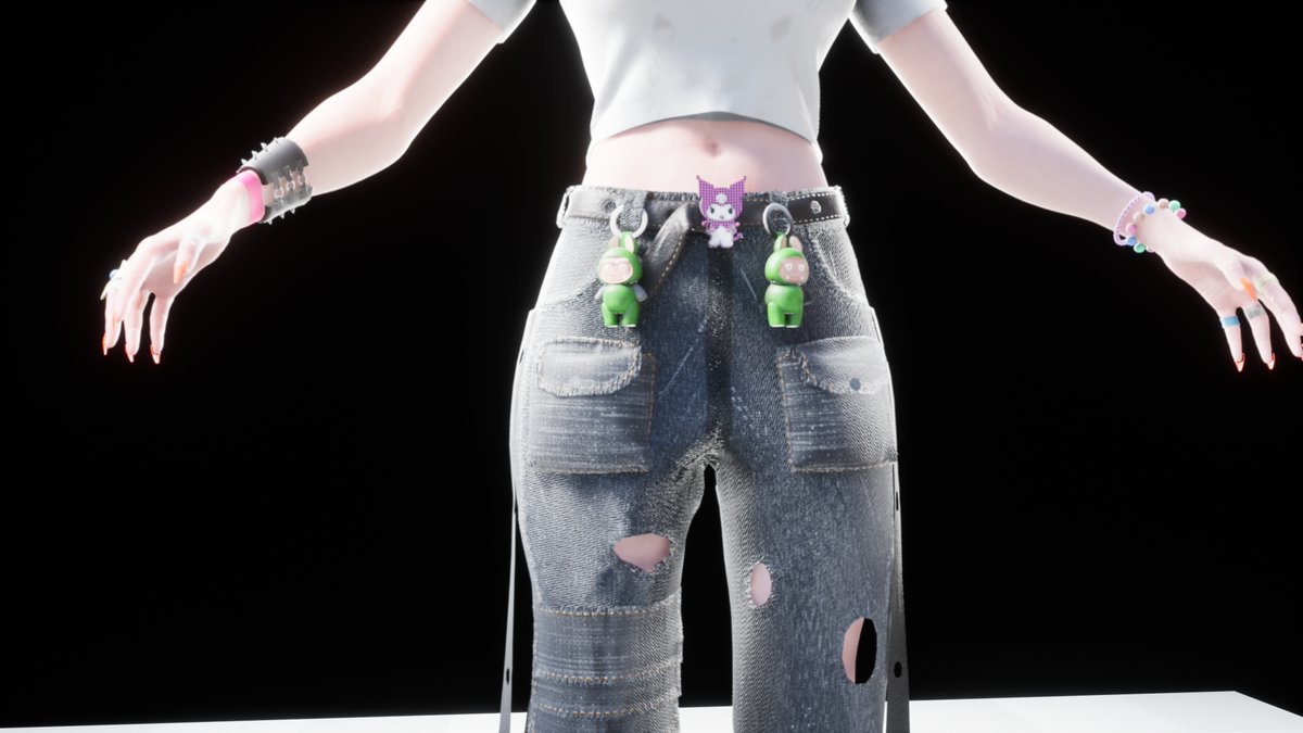 TheCharlie95's tweet photo. Young woman wearing alternative clothing.#unrealengine #zbrush #substancepainter #autodesk #marvelousdesigner #adom #characters #unity3d #gamecharacter https://t.co/sLotJOQSSQ