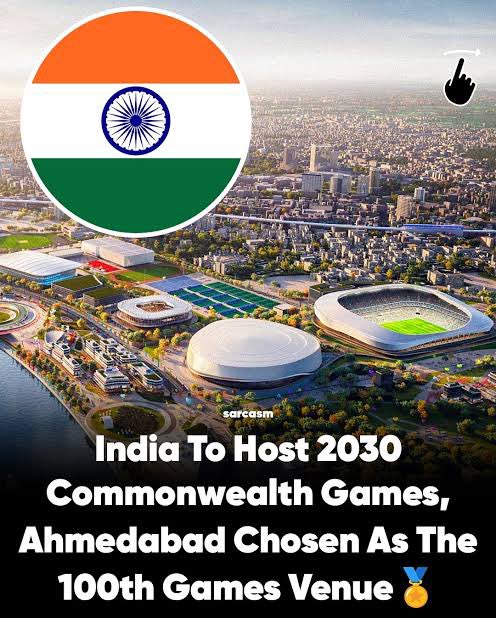 aajkakarn's tweet image. Proud Moment for Bharat, India to Host 2030 Commonwealth Games in Ahmedabad♥️🎉

#Ahmedabad #Amdavad2030