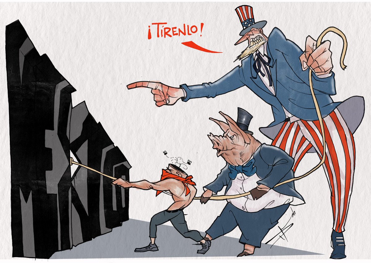 El_Chamuco's tweet image. &quot;Cadena de mando&quot;, por Pat (@MoneroPat). #CartónDelAverno