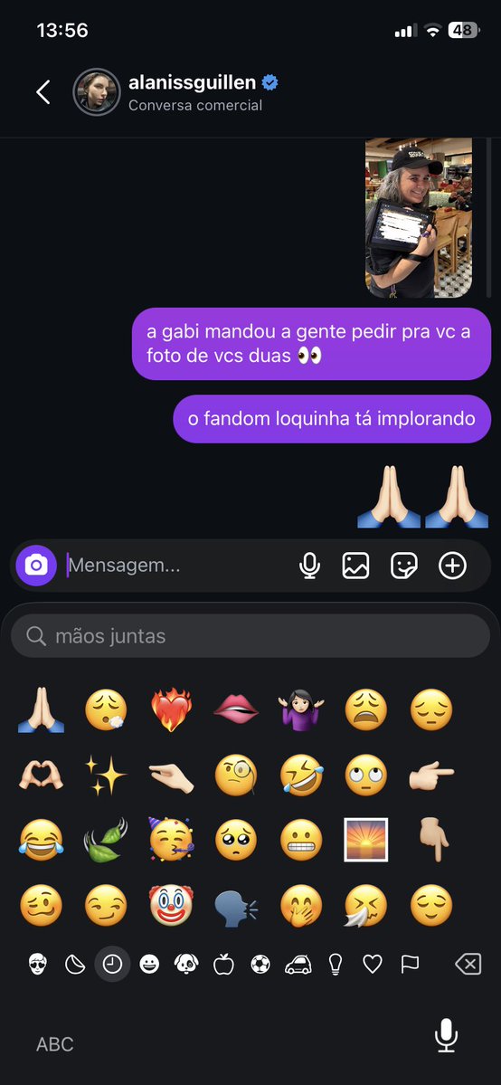 earpxx's tweet image. A gabi falando como se a gente tivesse contato com a alanis 😭😭😭