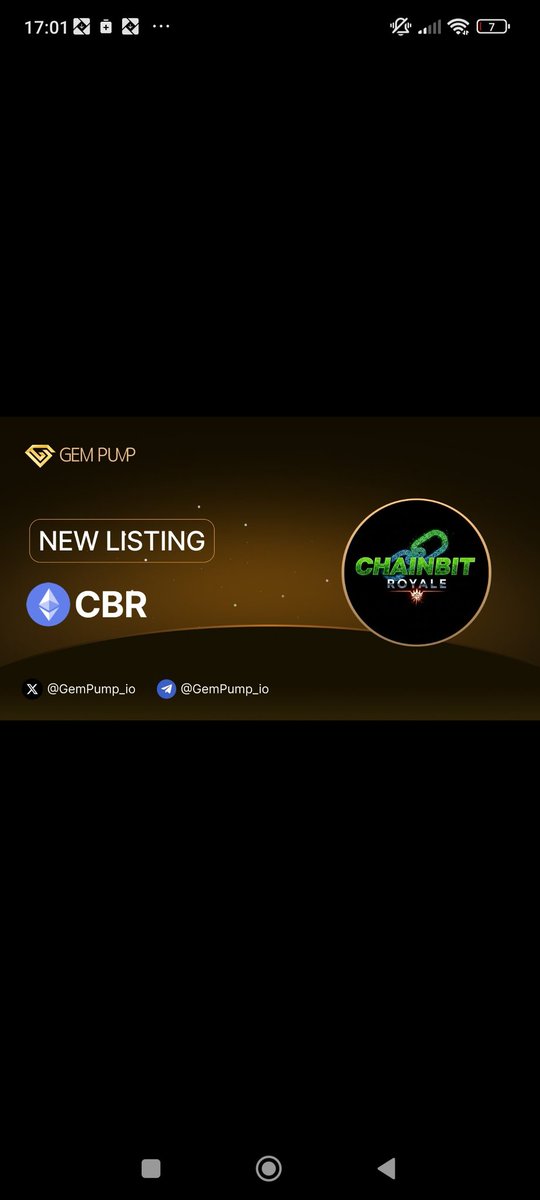 We are now listed on gem pump. 🚀🚀