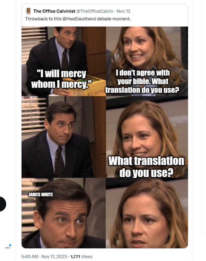 DoctrinalPossum's tweet image. The way X cut this off made it 10x funnier 100x more accurate than the OP&apos;s version. 🤣