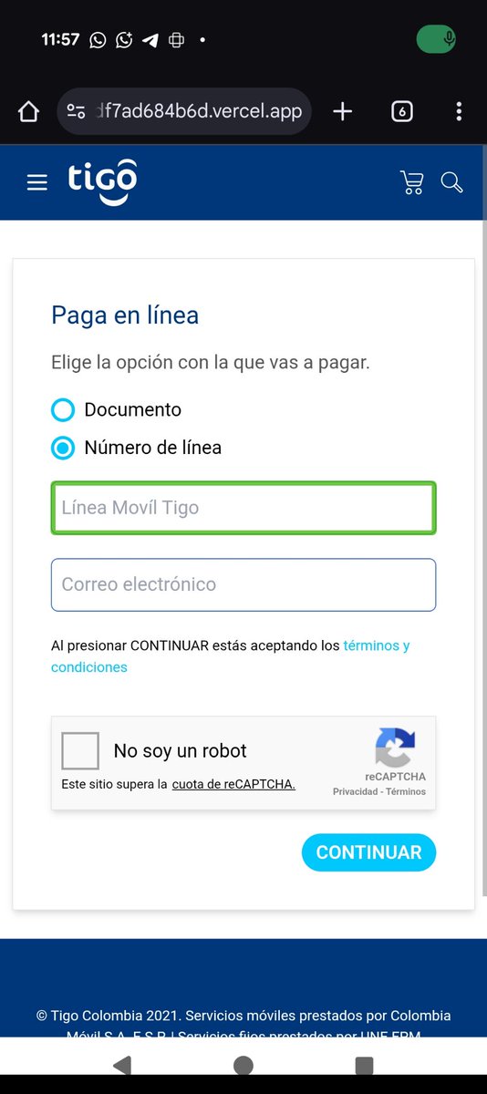 Ojo con este fraude usuarios de <a href="/Tigo_Colombia/">Tigo Colombia</a>  pareciera que la estafa viene de adentro