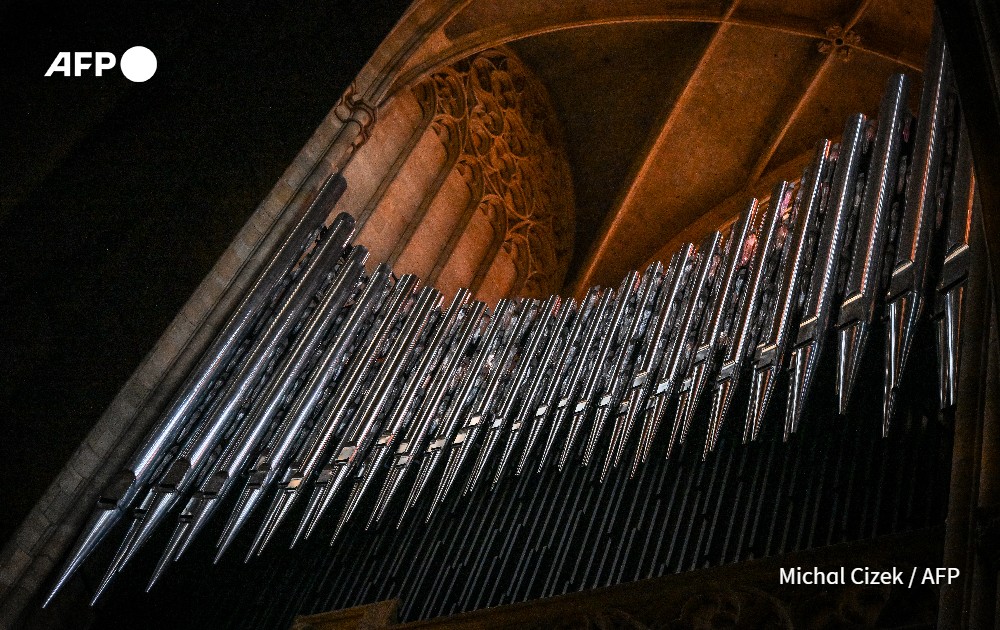 AFP's tweet image. Two long-lost organ pieces written by a teenage Johann Sebastian Bach were unveiled in Germany on Monday in a discovery described as a &quot;great moment for the world of music&quot;. u.afp.com/SnbZ