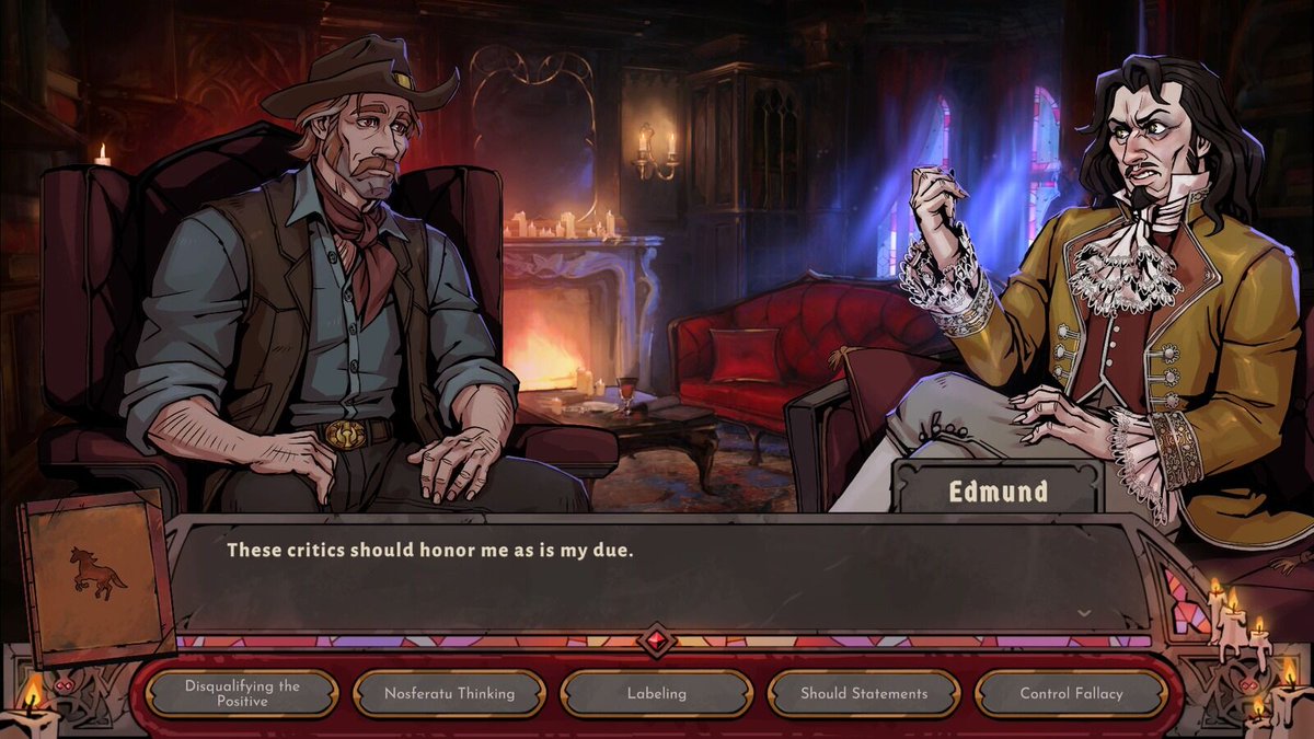 #SessionSpotlight
All eyes on Edmund (just how he likes it), but can you spot the cognitive distortion? 🎭