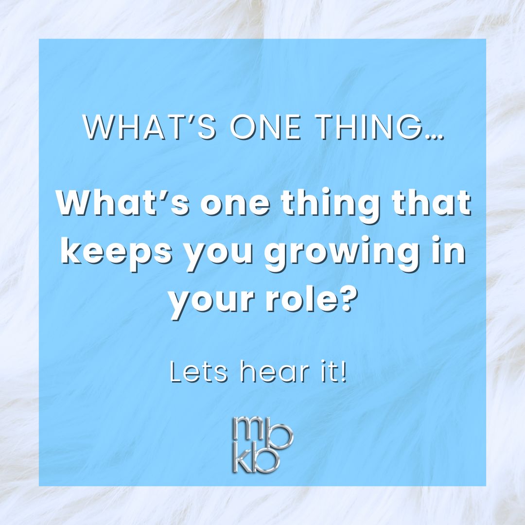 mbkbtraining's tweet image. 🌱 What’s one thing that keeps you growing in your role? 📈

Continuous learning? Feedback? Stepping outside your comfort zone?

👇 Let us know what fuels your development.

#TeamThoughts #MBKB #MBKBTraining #SkillsForLife #WorkGrowth