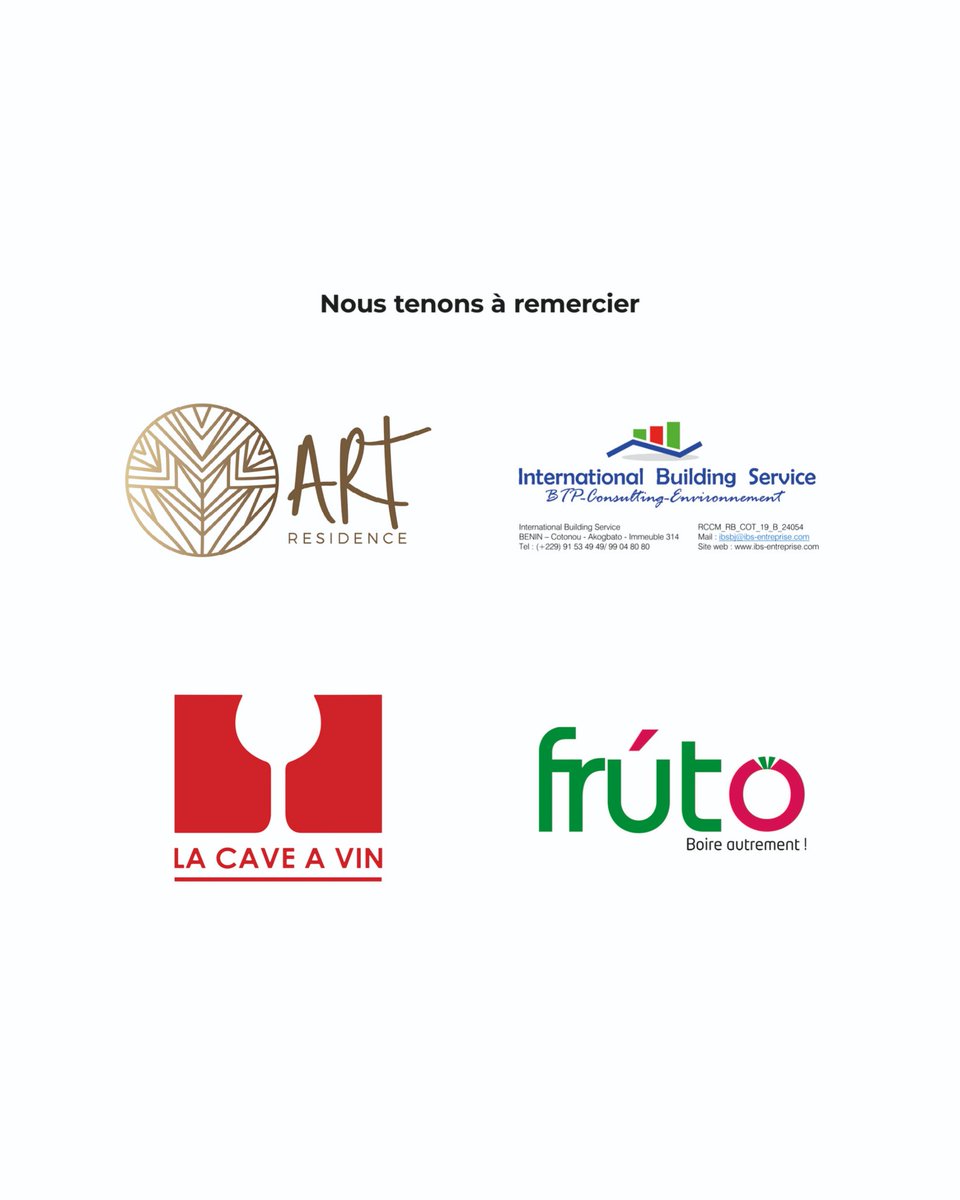 gallerycharly's tweet photo. Ce projet doit beaucoup à l’engagement de nos partenaires : @artresidencebj, @lacaveavin.benin, Frùto et International Building Service. Merci pour votre accompagnement, votre confiance et votre présence à nos côtés.

•

Champs du sensible 
14.11.25 - 14.03.26
@charly_dalmeida https://t.co/GlLrrg7J1S