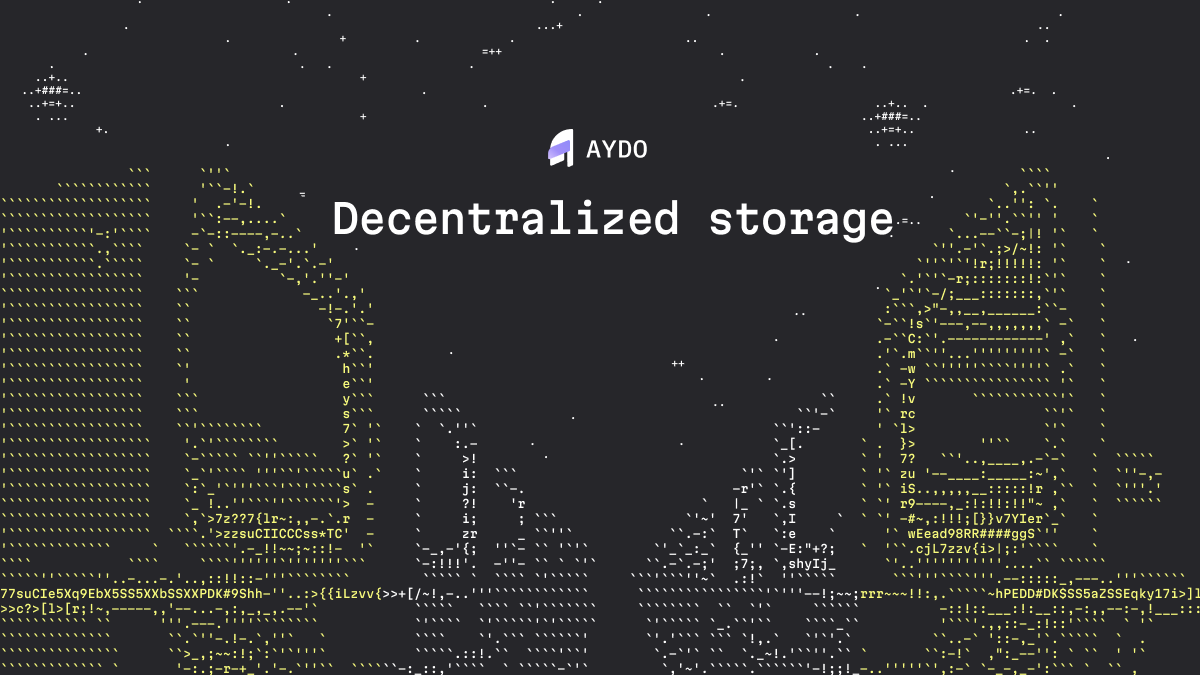 AYDO_AI's tweet image. 🧵

The future of data doesn’t belong to centralized servers.

It belongs to distributed systems — resilient, censorship-resistant, and built for a world that demands real ownership.