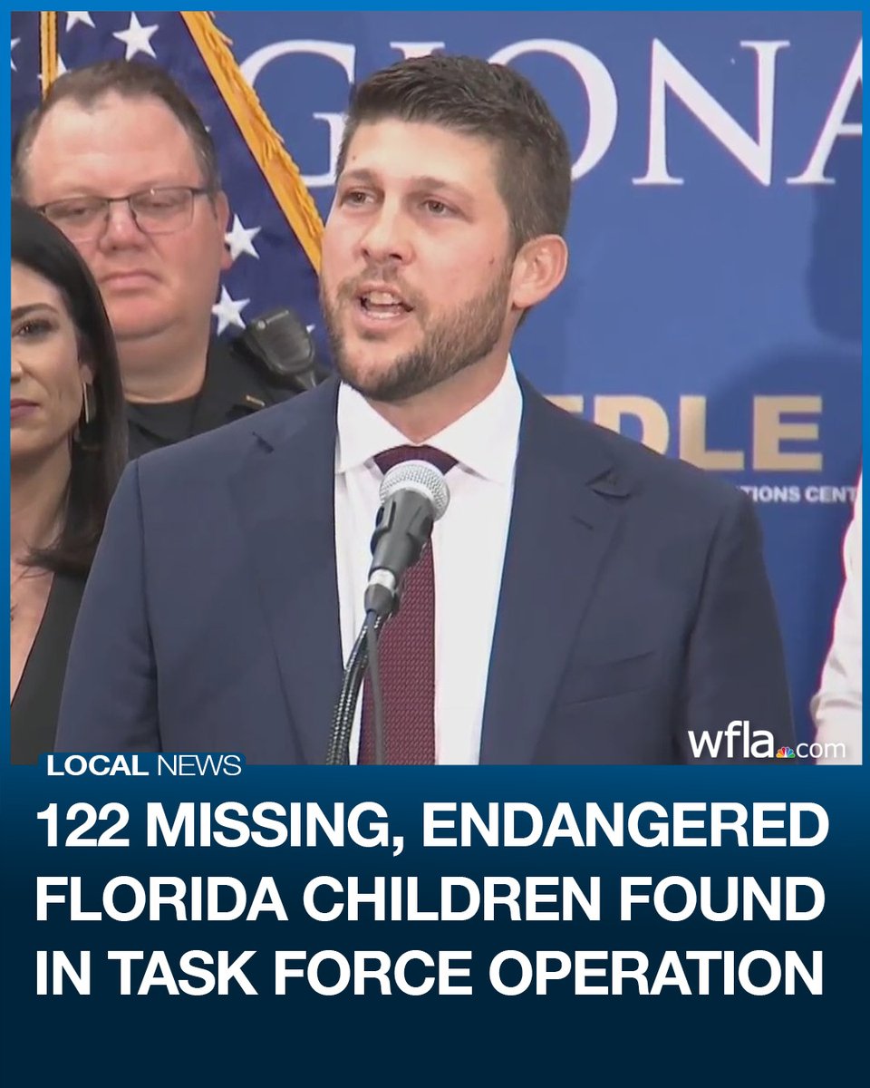 MISSING CHILDREN RESCUED: Over 100 missing and endangered children were rescued in Florida thanks to "Operation Home for the Holidays." Fifty-seven of the children were said to be from the Tampa Bay