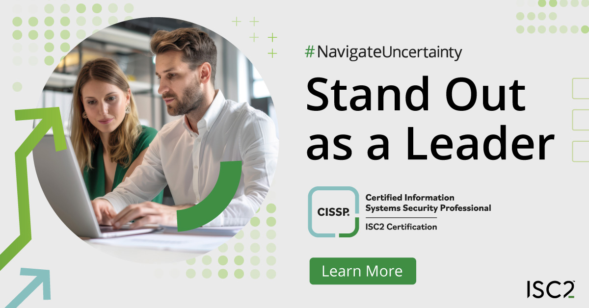 ISC2's tweet image. It takes bold leadership to forge a path forward in today’s evolving cybersecurity landscape. #CISSP distinguishes you as a leader, ready for what’s next. 

Start your path: ow.ly/Yngw50XqAlB