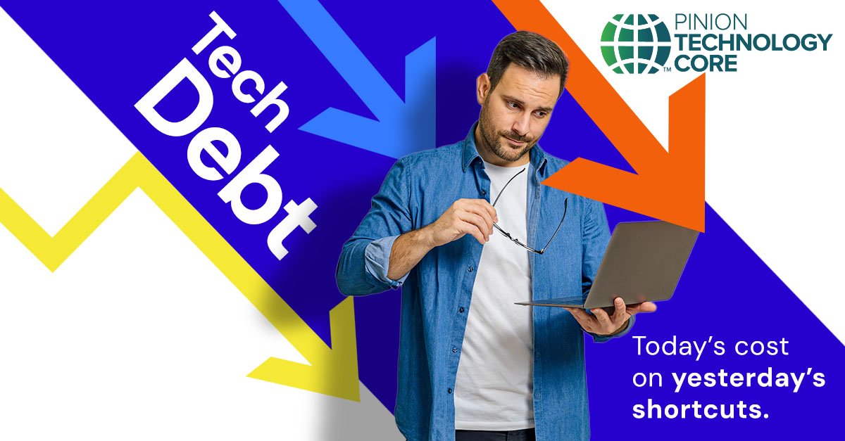 PinionTechCore1's tweet image. Tech debt isn’t just buzzwords—it’s the hidden cost of quick fixes and old systems. Tackle it early to avoid downtime and stay agile. Need a strategy? Comment “Debt” to connect! 

#FixTechDebt #BuildSmartTech