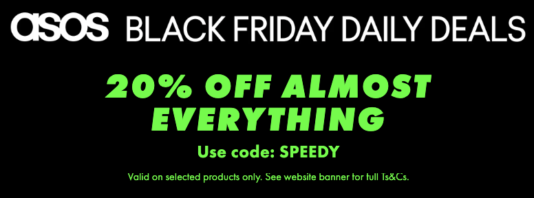 snkr_twitr's tweet image. AD: Now back to 20% off w/code SPEEDY via ASOS US - first 2k order have been met from previous deal  

Men
Sneakers shopstyle.it/l/cwDyn
All shopstyle.it/l/cwDzP

WMNS
Sneakers shopstyle.it/l/cwDyr
All shopstyle.it/l/cwDzR

*Some Exclusions Apply