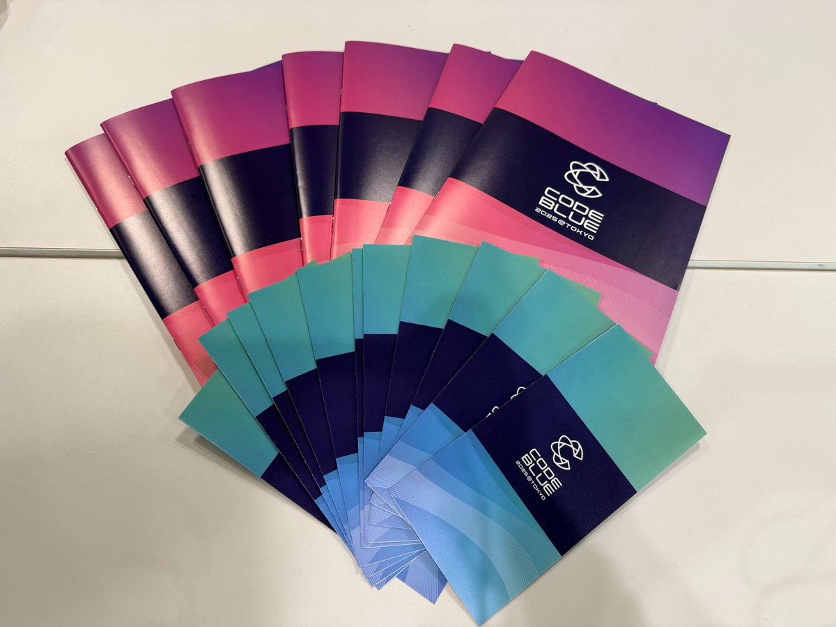 At CODE BLUE 2025, in addition to the regular booklet, we have