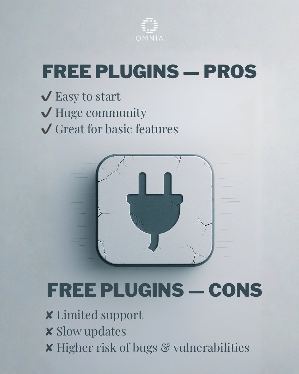 omniacommu's tweet image. At Omnia, we help you pick the right stack, no bloat, no breakage, just performance. 

Tap on the link given in our bio
bit.ly/4c9Mnbg

#PluginManagement #WordPressPlugins #WebsiteSpeed #DigitalMarketingTips #WebsiteOptimization #MarketingStrategy #OmniaCommunications