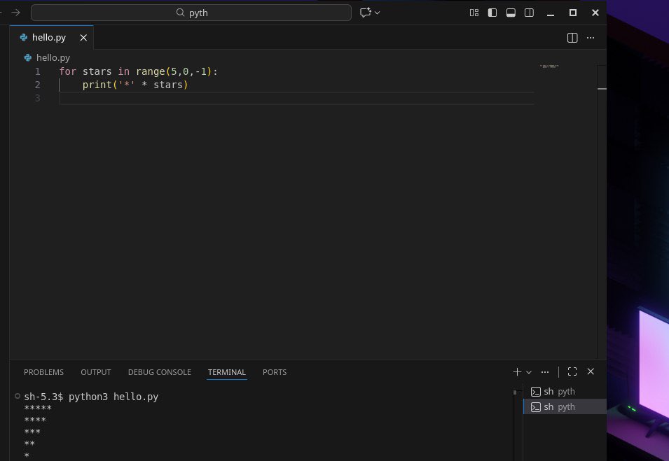 ArtCodeSpark's tweet image. يوم 27 مع بايثون تعلمت التحكم الكامل ل range()