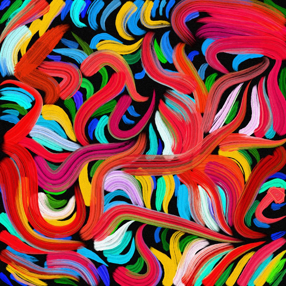 JeffClark's tweet image. Happy Monday Everyone! ☀️
Paint strokes with color blending
#CodeGenerated #Javascript