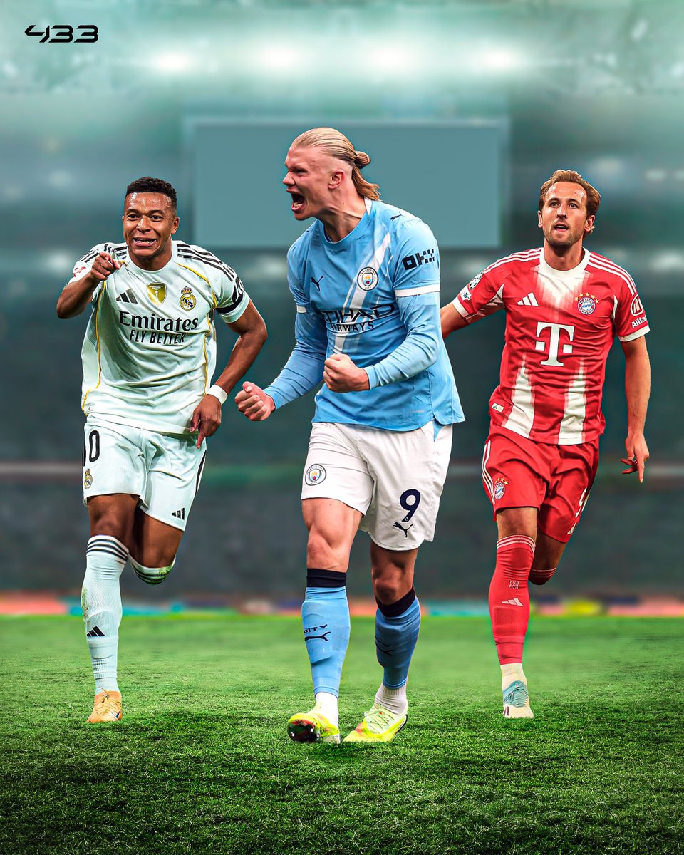 We need to talk about these strikers’ start to the season 🥵

They’re putting up absolutely ridiculous numbers for club and country 👇

⚽️ 32 — Erling Haaland (20 games)
⚽️ 28 — Harry Kane (22 games)
⚽️ 23 — Kylian Mbappé (20 games)

Simply unstoppable right now 😳