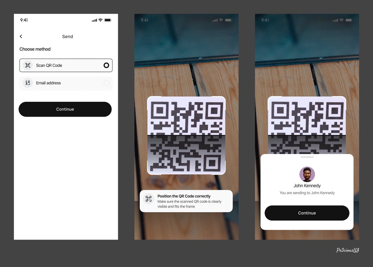 Pr3ciousUI's tweet image. WIP 🚧
Send (scan QR code)
#design
#UserExperience
#UIDesign