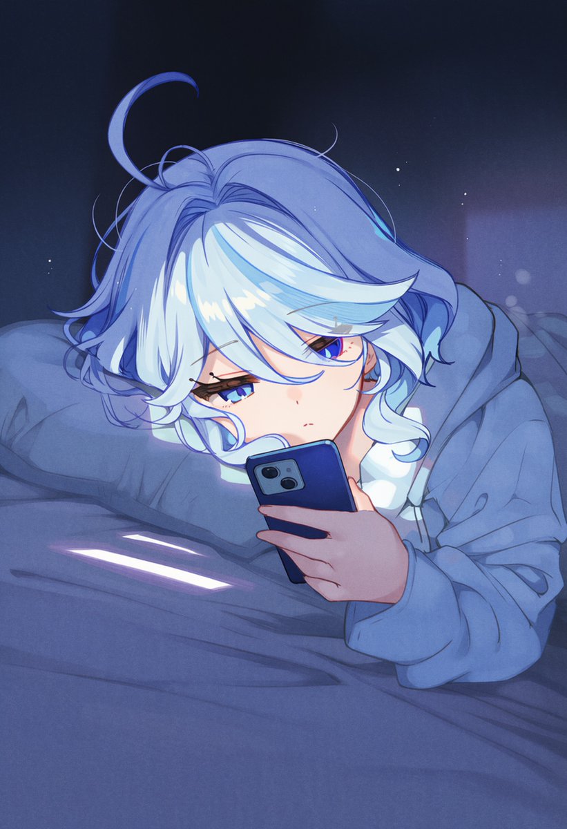 Unajyudayo's tweet photo. まだまどろんでる寝起きのぼさぼさ髪フリーナ💤 https://t.co/6uROQAEHOX