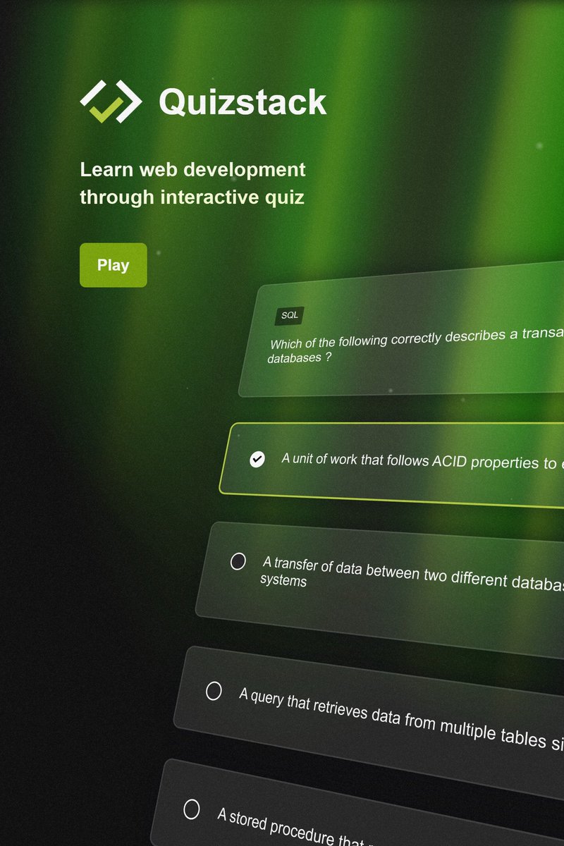 quizstackapp's tweet image. Are you familiar with databases ?

Discover more SQL tips on quizstack.io ✅