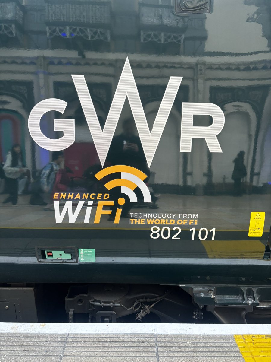 Clinnick1's tweet image. An impressive new Wi-Fi system is being trialled aboard @HitachiRailENG @GWRHelp 802101 over the next few weeks. Having tested it today it’s really good. Was able to upload web content which is usually impossible unless tethered to my phone.