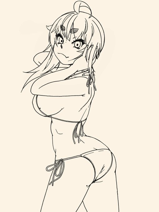 横から見ると骨格は薄い子
【OC:九嶺蓮歌】 