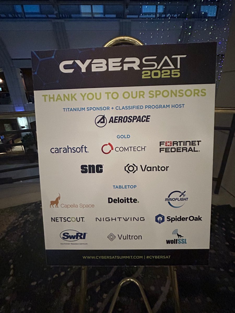 Nightwing_usa's tweet image. Satellite security demands mastery, and that’s where Nightwing excels. 

At #CyberSat2025, we’re showcasing our role as an elite provider of offensive cyber, secure communications, technical solutions, and mission-focused technologies.

nightwing.com
#DefiningTheEdge 🚀