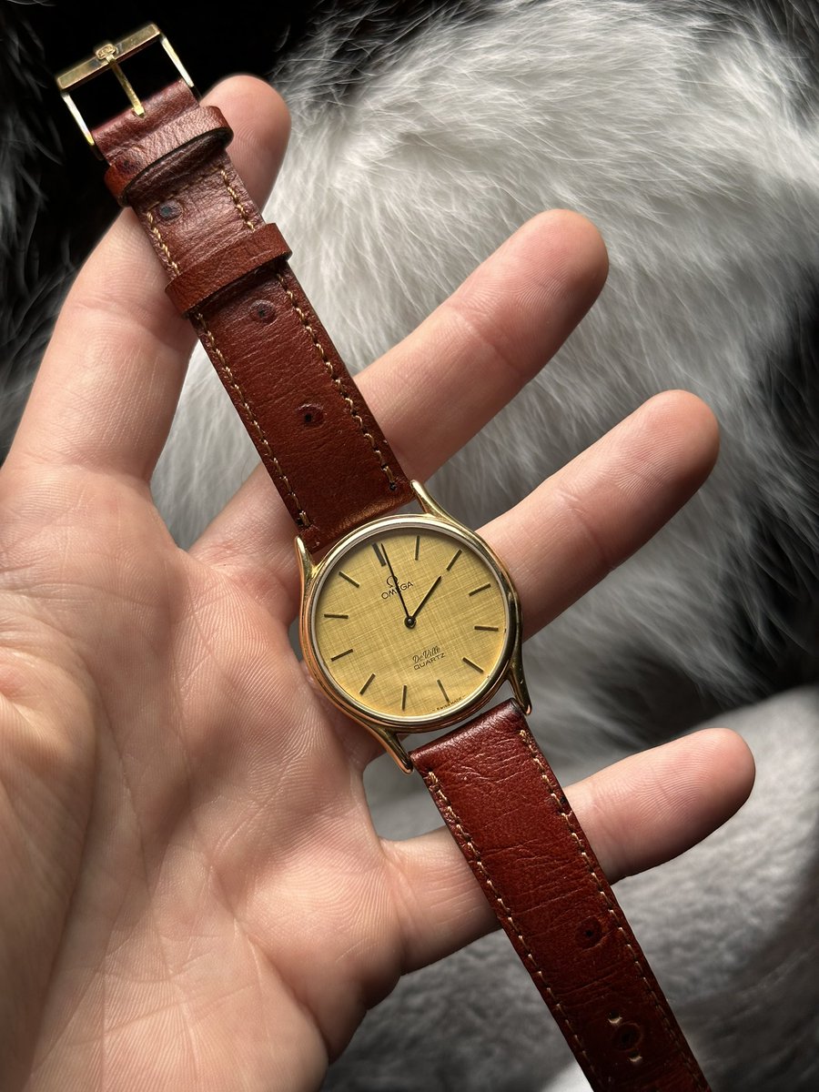 vintagewatchrl's tweet photo. À vendre ✨

Omega DeVille quartz 
31mm
Linen dial 
Boucle d’origine

395€ https://t.co/6rEpCTg9PL