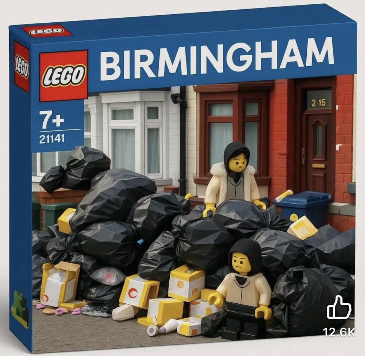 Birmingham, the same Labour council that along with Aston Villa banned Israeli football fans. Now the bin man strike leaves garbage everywhere in Brum.

Face it Birmingham, you’re a shithole.