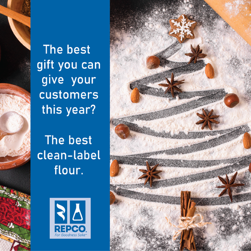 REPCOWORLD's tweet image. 🎁 The best gift you can give your customers this season?
Flour that performs beautifully—without potassium bromate.

REPCO’s clean-label replacement helps you meet regulations and expectations.
✨ No compromise. All performance.

#CleanLabel #MillingSolutions #BromateFree