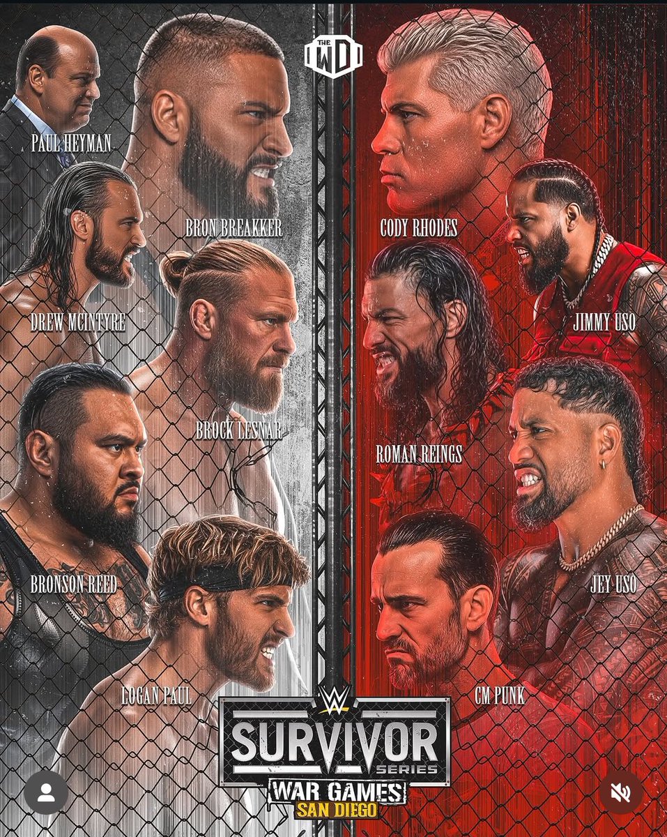 SummitCommish's tweet image. I’m sorry but babyface lineup does not move me. Basically traded Sami for Cody from last years War Games team.

Would’ve preferred Cena rather than Big Jim respectfully.