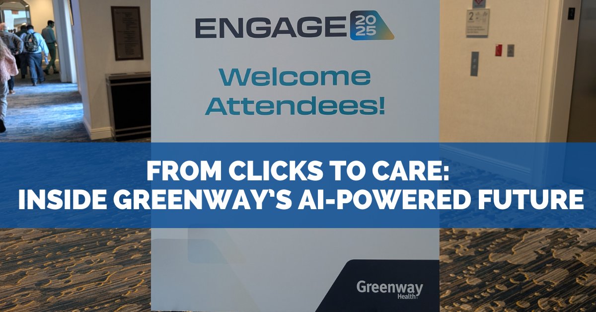 techguy's tweet image. From Clicks to Care: Inside Greenway’s AI-Powered Future #HITsm @greenway
healthcareittoday.com/?p=2530027