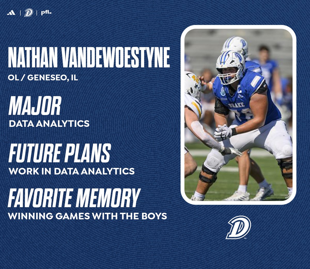 Senior OL Nathan VanDeWoestyne

#DSMHometownTeam