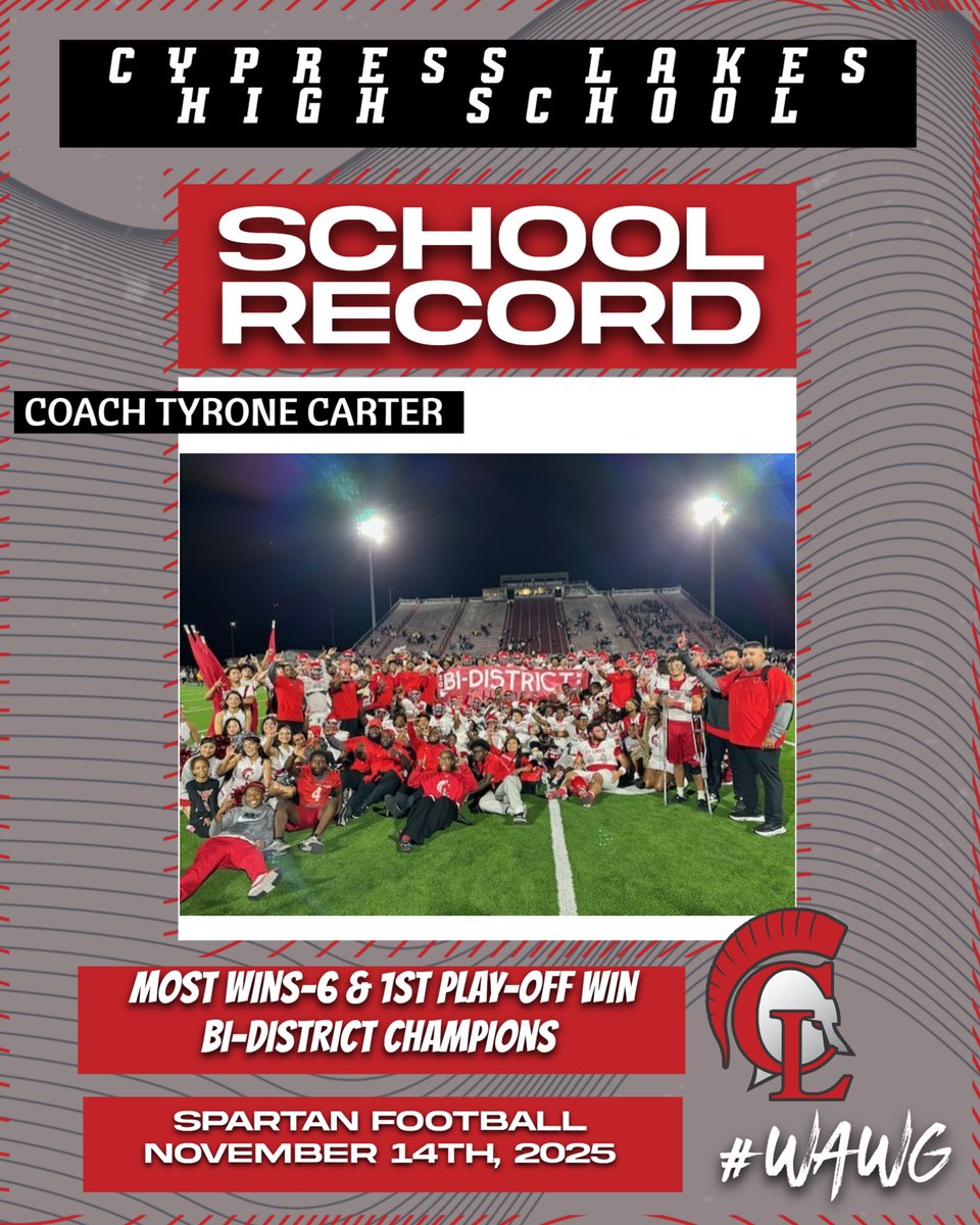 lakes_athletics's tweet image. Record breaking year! Let’s keep making history Spartans! #WhyNotUs #WAWG #TIS 🛡️