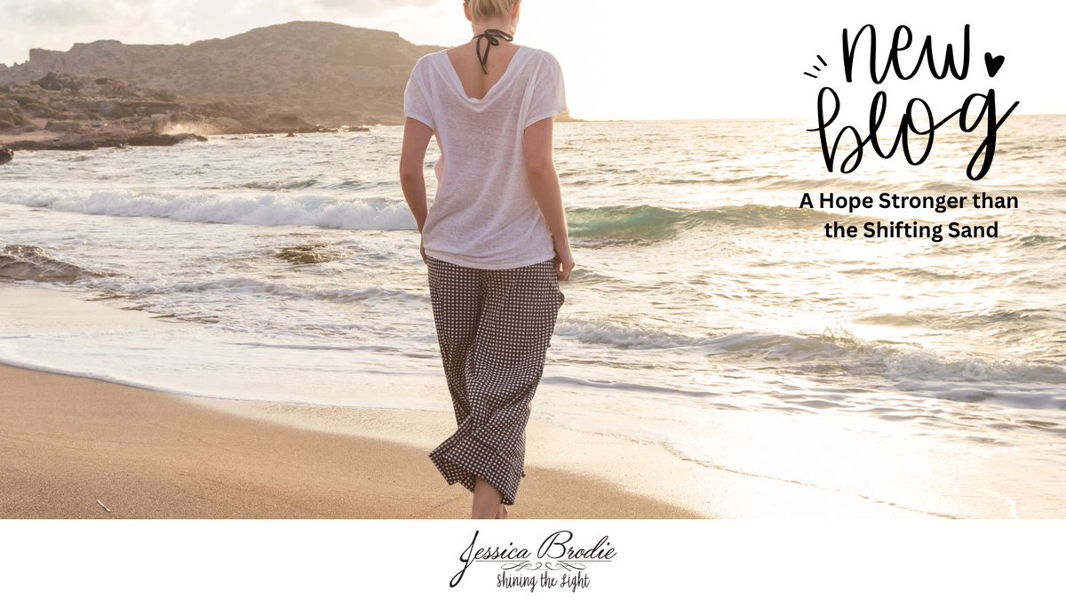 JessicaJBrodie's tweet image. Have you ever walked on soggy sand at the beach? You set your foot down, expecting to stand upright, but the sand sinks ever-deeper with your weight and you fight to keep your balance. 
My newest #faithblog, A Hope Stronger than the Shifting Sand.
jessicabrodie.com/shiningtheligh…

#Jesus