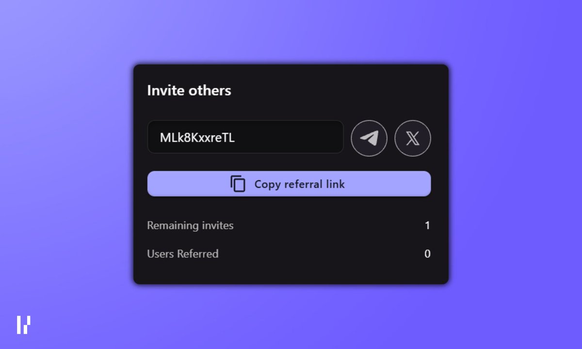 perpltrade's tweet image. all perpl private beta traders have received their personal unique access code

who you invite matters