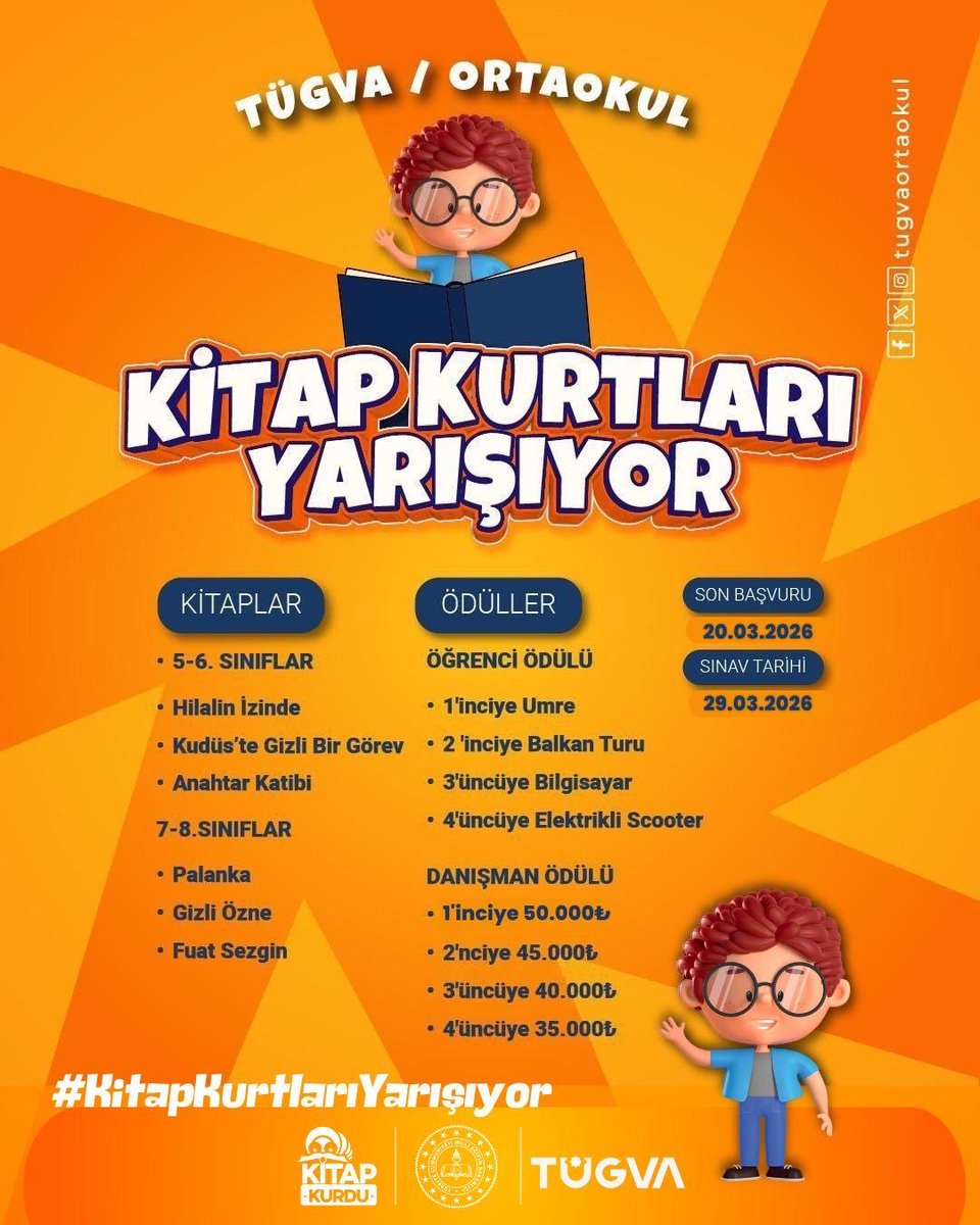 TÜGVA Sivas 👋🏻
#KitapKurtlarıYarışıyor