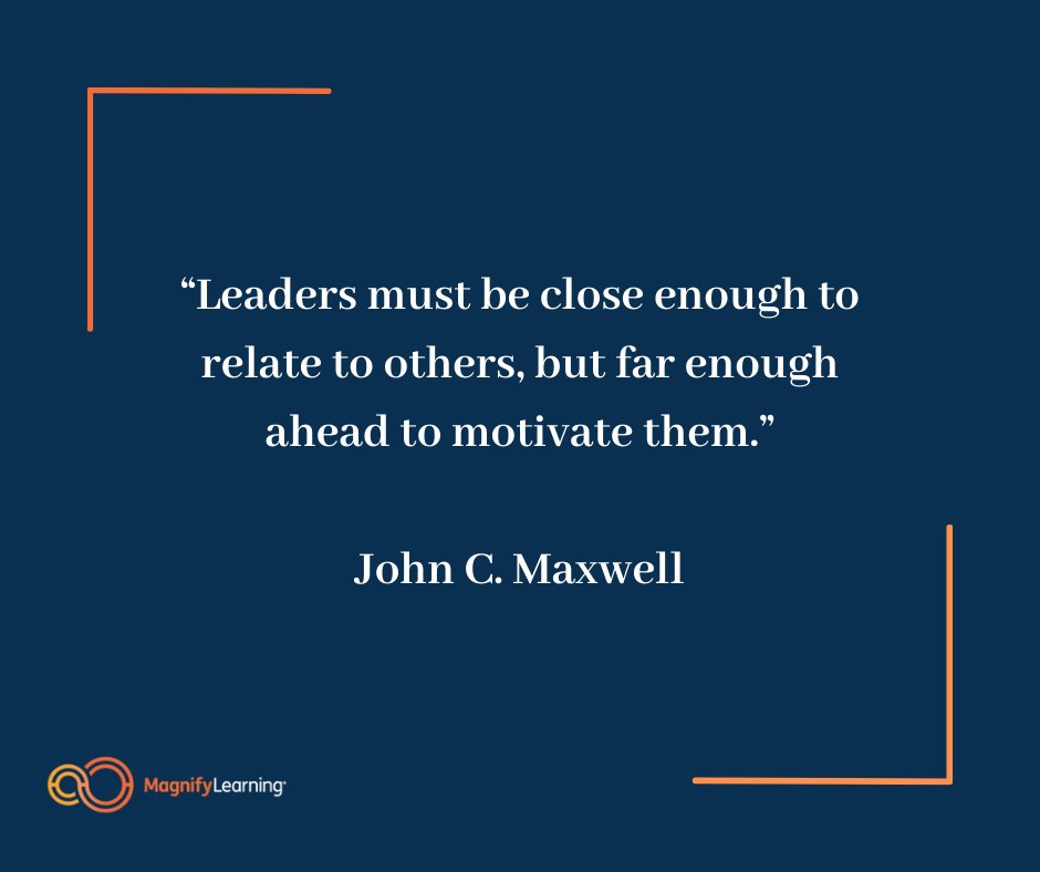 ryansteuer's tweet image. #PBL #ProjectBasedLearning #SchoolLeadership
“Leaders must be close enough to relate to others, but far enough ahead to motivate them.”
-John C. Maxwell