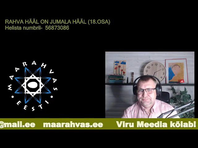 MikeCalamus's tweet image. RAHVA HÄÄL ON JUMALA HÄÄL (18.OSA) 06.11.2025 (salvestus) - eestieest.com/rahva-haal-on-…