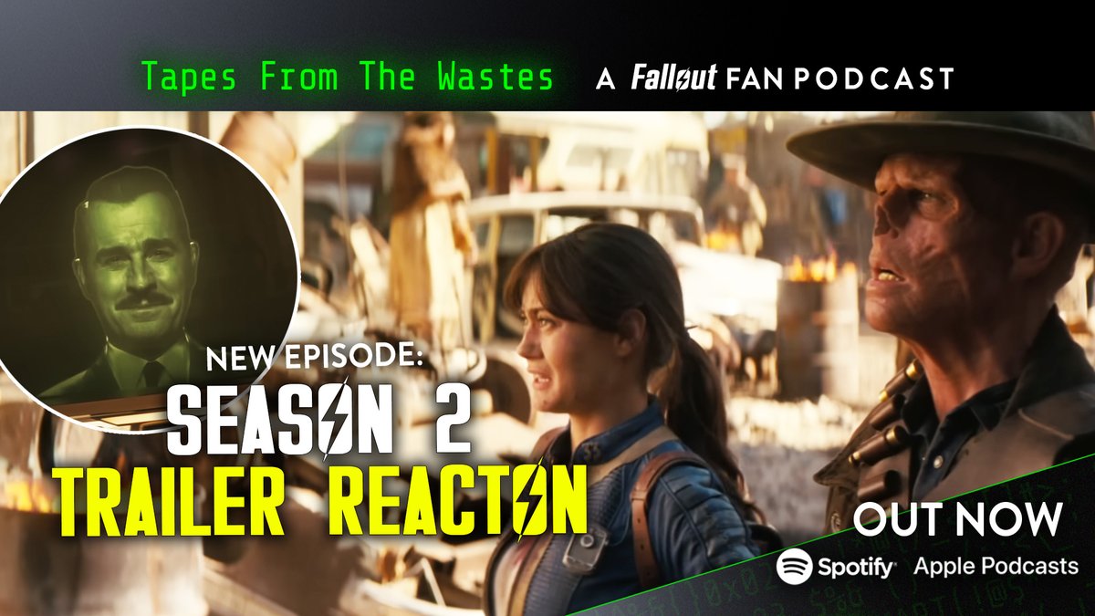 ☢️NEW EPISODE!☢️

We're officially just ONE MONTH from the premiere of Fallout Season 2 on Amazon Prime, and we check in to give our thoughts on that huge new trailer. 👀

🐓Hold on to your chickens, New Vegas here we come!🎰

Out now in the places!✌️