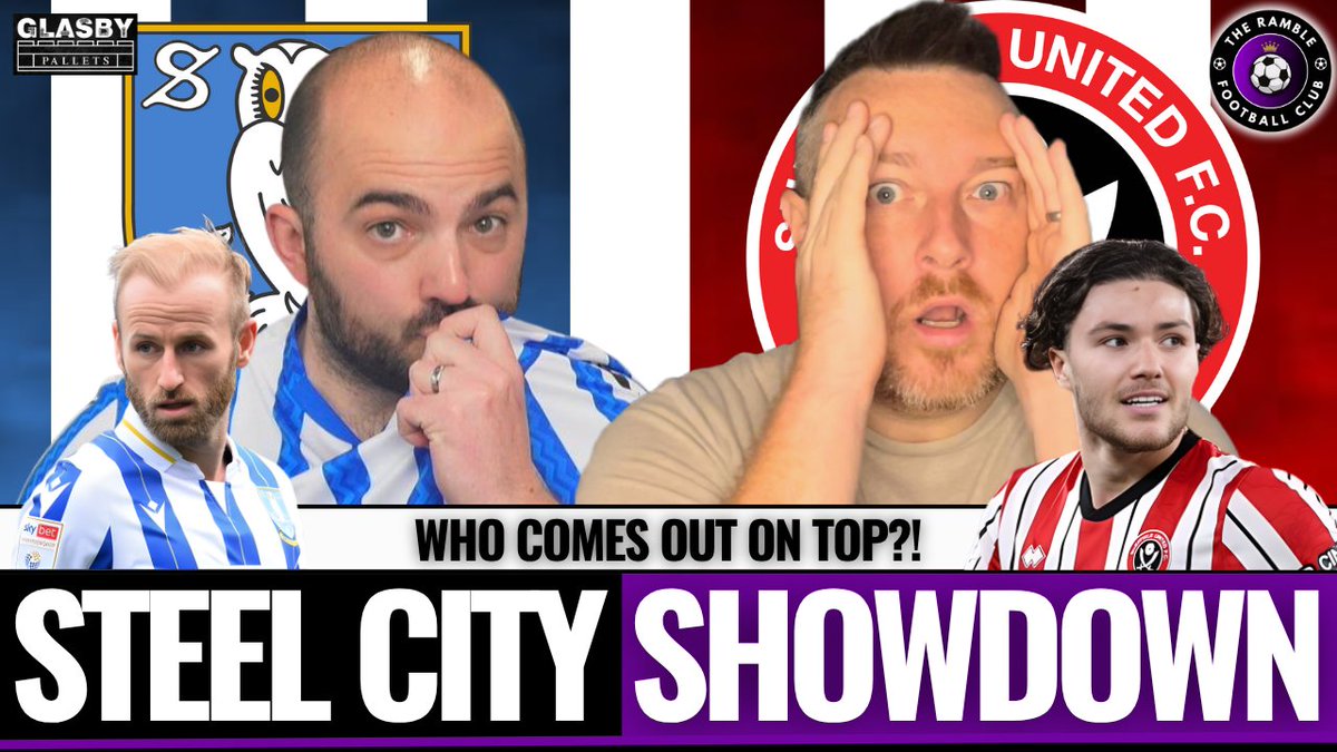 🔥STEEL CITY SHOWDOWN!🔥

It's a Ramble FC double header!!

We're live in 5 mins with <a href="/_callumfowler/">Callum Fowler</a> for a bit of Yorkshire's Finest, before the return of STEEL CITY SHOWDOWN ahead of Sunday's HUGE game!

We're joined by James of <a href="/WTIDPOD/">The Wednesday ’Til I Die Podcast</a> LIVE from 7pm!
👇🏻
youtube.com/live/QM9_4eGVp…