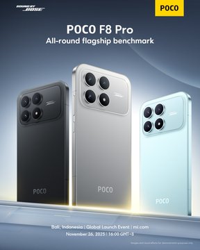 MonetizationDon's tweet image. POCO F8 Series launching on 26th November globally 🌏 #POCO #POCOF8