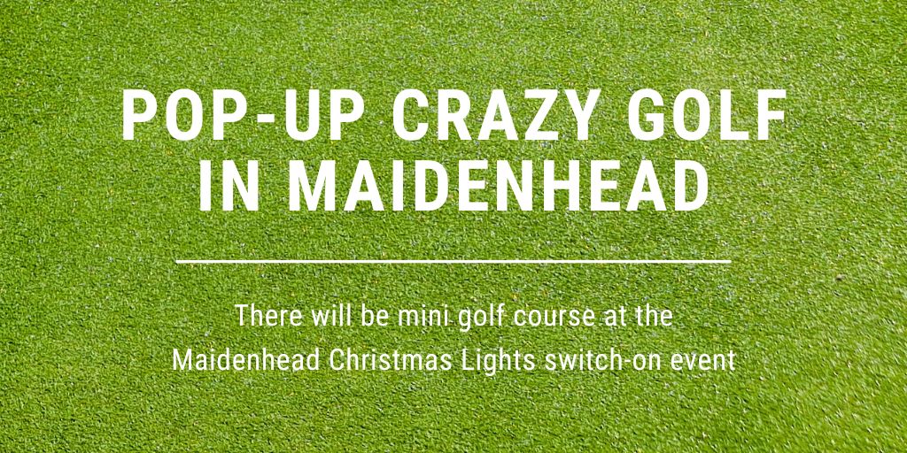 marketing_gott's tweet image. The Maidenhead Christmas Lights switch-on event on Saturday 22nd November will feature a mini golf course for visitors.

#MinigolfMonday #Minigolf #CrazyGolf #MinigolfMarketing