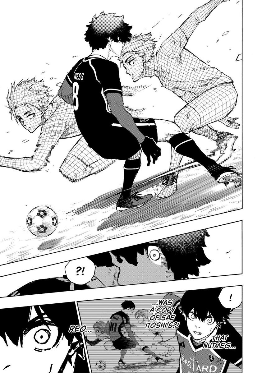 relcqs's tweet photo. @OptcLzr @FarisAh17840900 @shadowelkaiser By feats you mean him being a good allrounder, so its already shown. He legit copied aiku with a weaker/ less physical body, and he legit he said he will copy both of them, and reo has meta vision which they both have so that argument is flawed https://t.co/RMRt8lNT7P