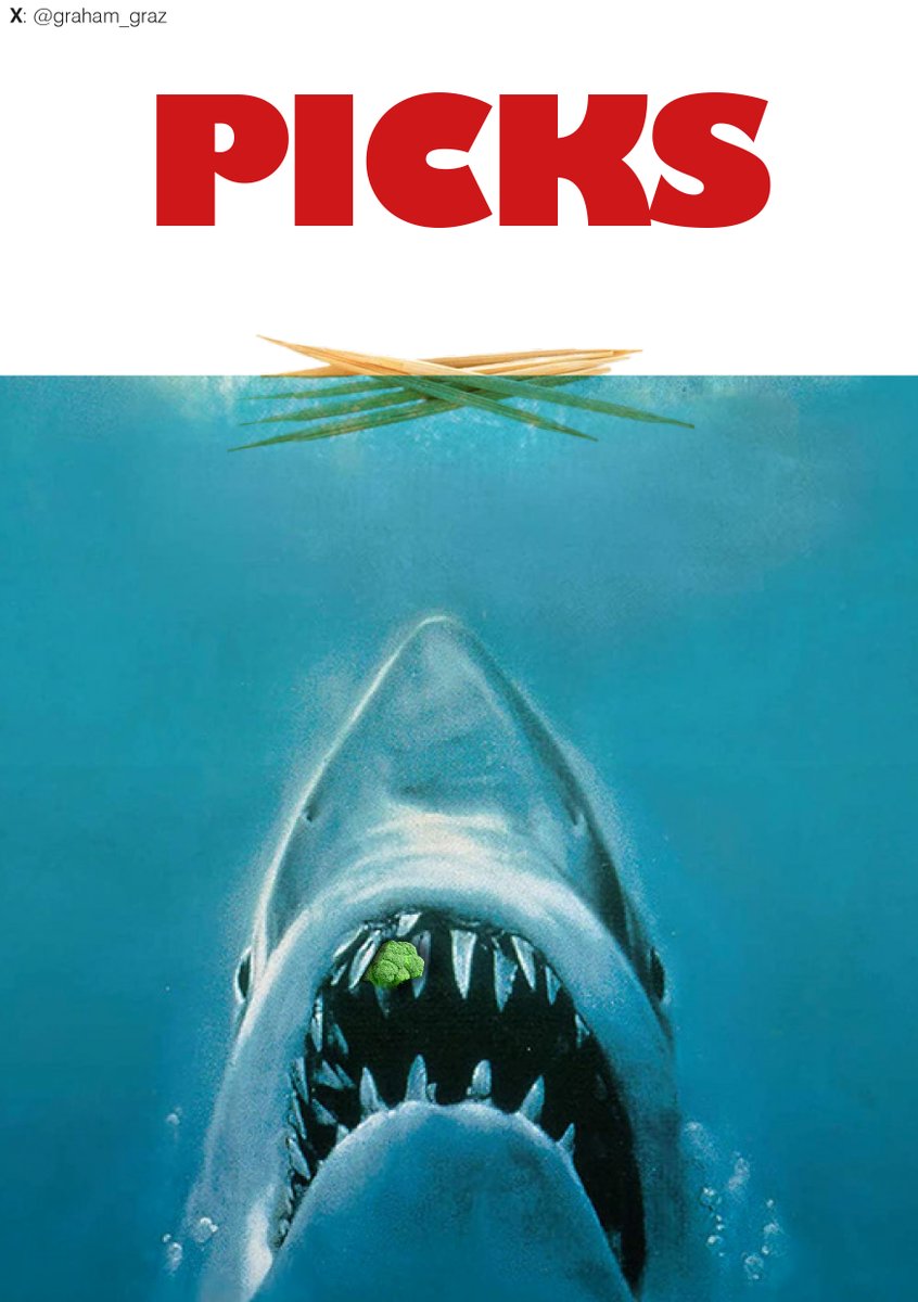 graham_graz's tweet photo. One Minute Brief of the Day - 17/11/25 Create posters to advertise #TOOTHPICKS π @OneMinuteBriefs
Yet another Jaws pastiche... https://t.co/6R8wm7VoGo