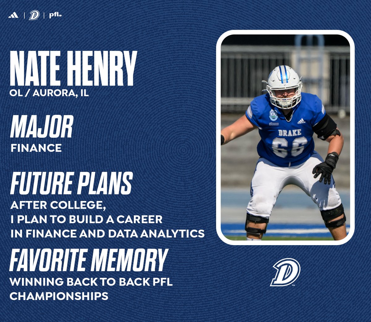 Senior OL Nate Henry

#DSMHometownTeam