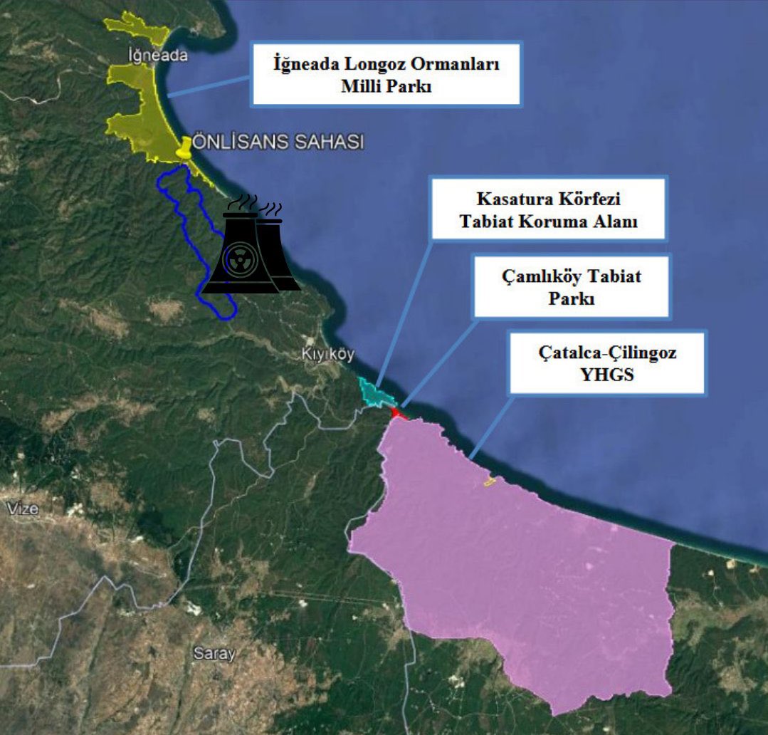 kuzeyormanlari's tweet image. Ağır yaralı Kuzey Ormanları’nın kalbine nükleer santral saplamak can suyumuza son nefesimize bir ölümcül darbe daha vurmak demektir.

Bu yeni doğa yıkım dalgasının tek hedefi var. Marmara ve Batı Karadeniz&apos;i doğa ve emek yağmasına dayalı dünyanın en ucuz ve kirli üretim yapan…