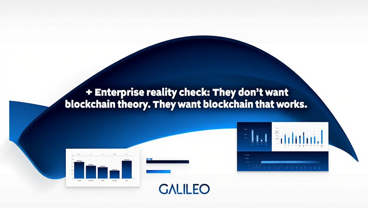 💼 Enterprises don’t care about “decentralization.”
They care about reliability.

They ask:
→ Is it compliant?
→ Can it scale?
→ Will it break?

That’s why we focus on building blockchain as a service, not as "a concept".
APIs, transparency, stability.

Web3 needs to meet